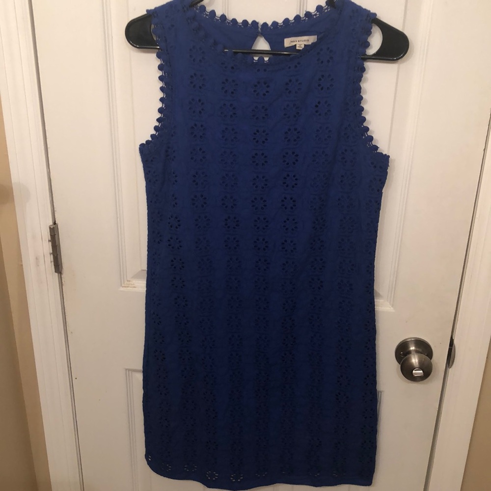 Max studio blue dress